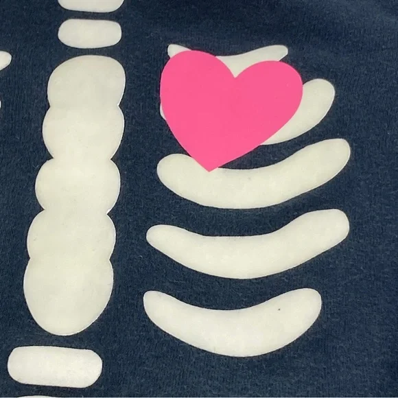 Carter’s brand girl’s boy glow in dark skeleton pajama set size 24 months - Picture 9 of 15